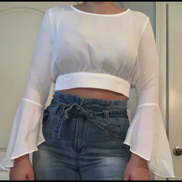 White crop top - Picture 3 of 4